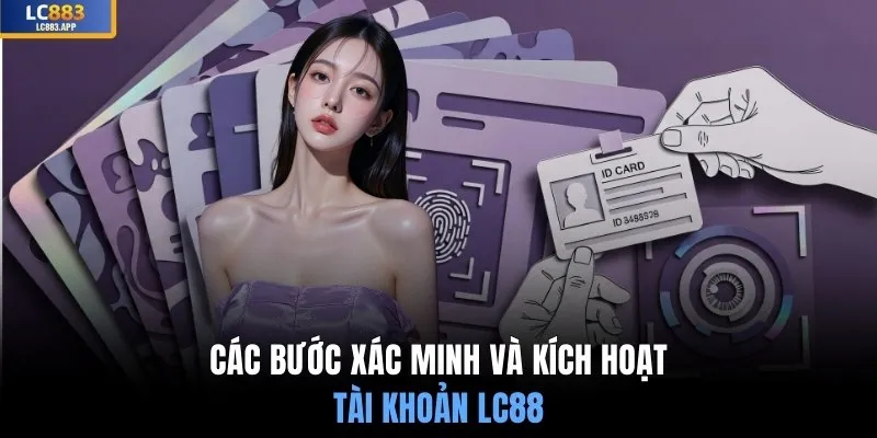 Các bước xác minh và kích hoạt tài khoản LC88