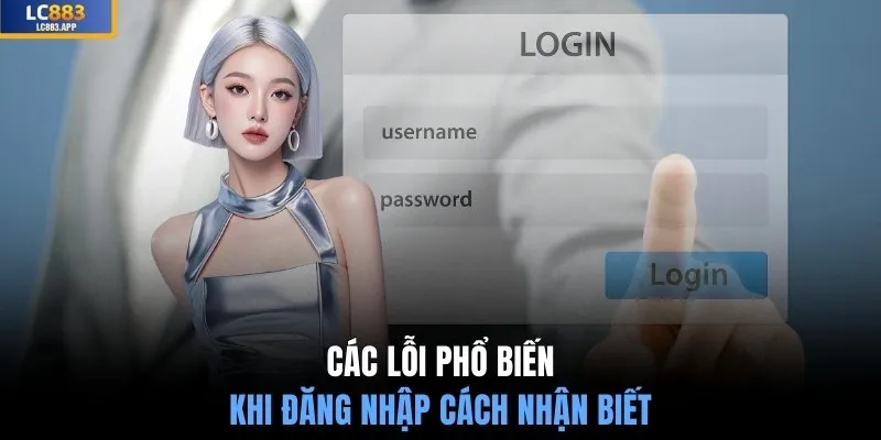 Các lỗi phổ biến khi đăng nhập cách nhận biết